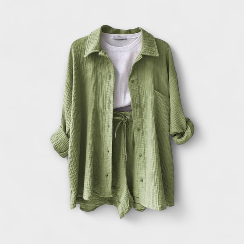 Roselina | Top și pantaloni eleganți