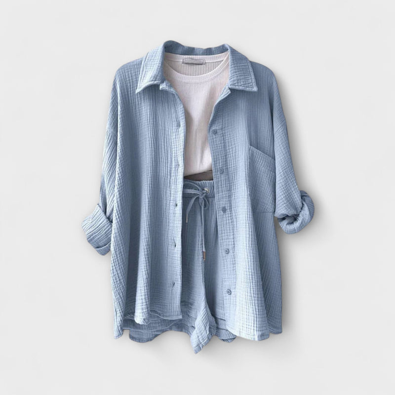 Roselina | Top și pantaloni eleganți