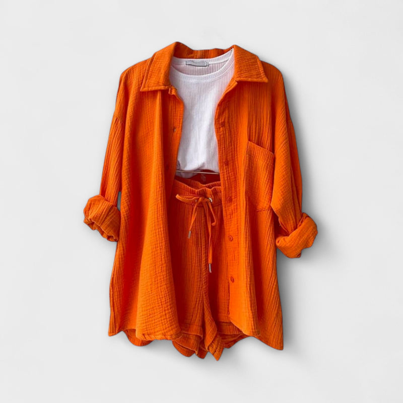 Roselina | Top și pantaloni eleganți