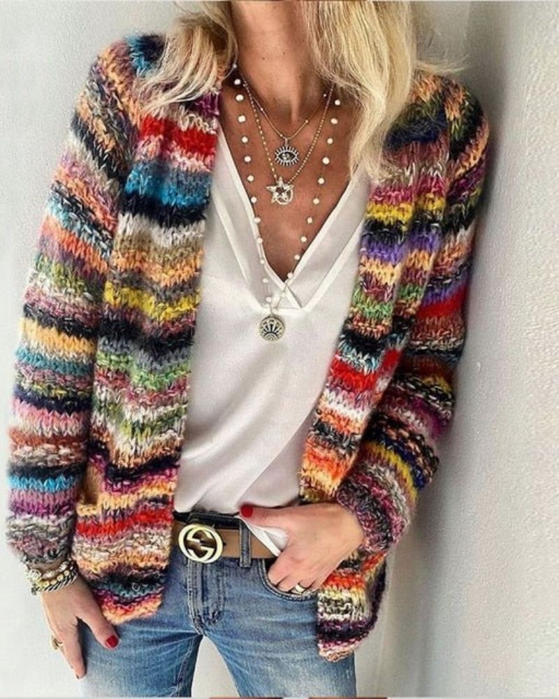 Sarai - Jachetă cardigan pulover fals