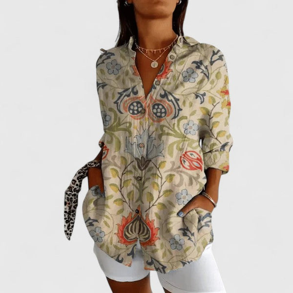 Katarine | Bluza Florală Elegantă