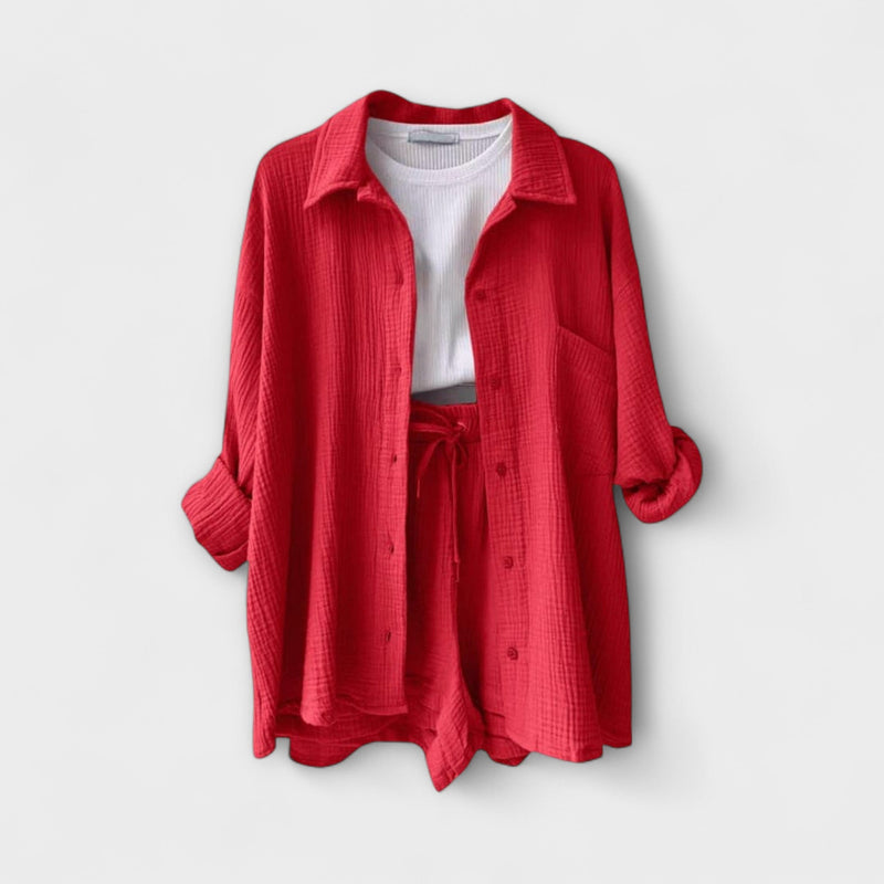 Roselina | Top și pantaloni eleganți