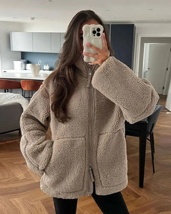 Penelope - Geacă Teddy Puffer Confortabilă