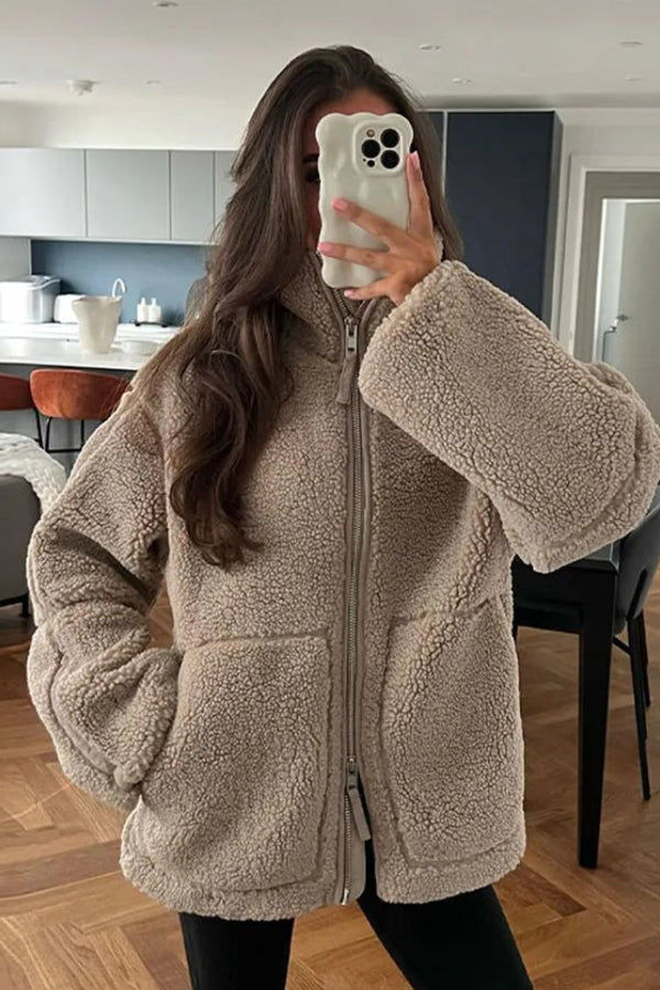 Penelope - Geacă Teddy Puffer Confortabilă