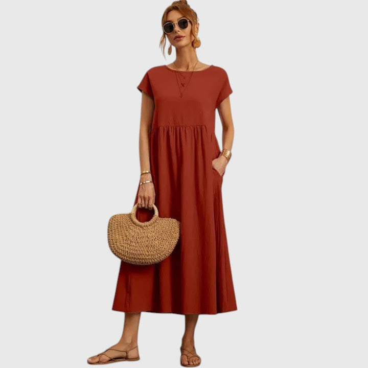 Fenella | Rochie midi confortabilă