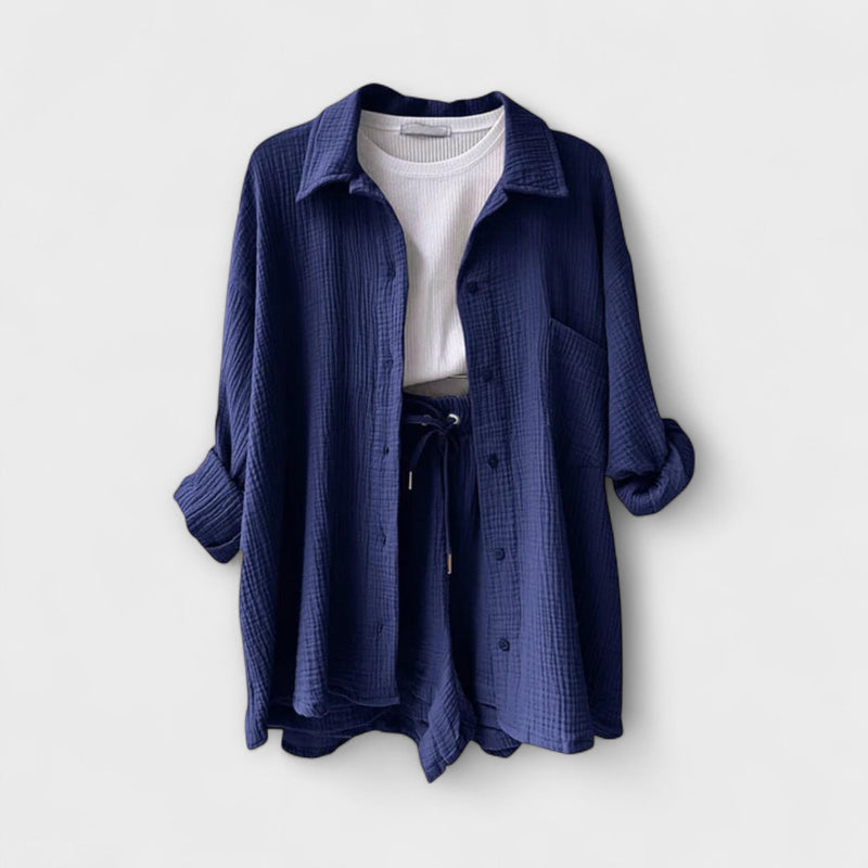 Roselina | Top și pantaloni eleganți