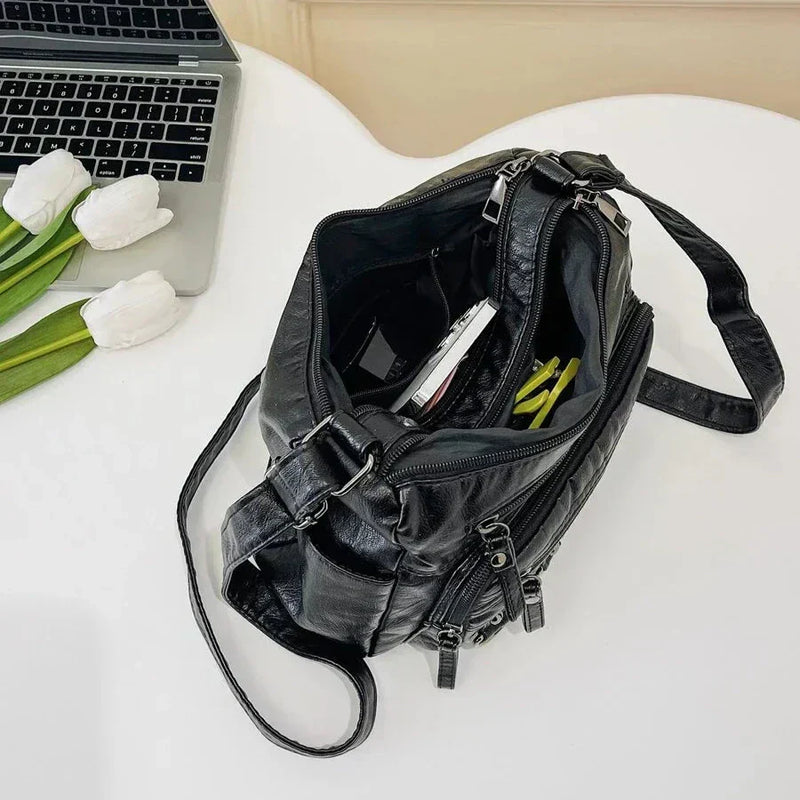 Olivia™ Farmec Vintage | Geantă moale cu fermoar