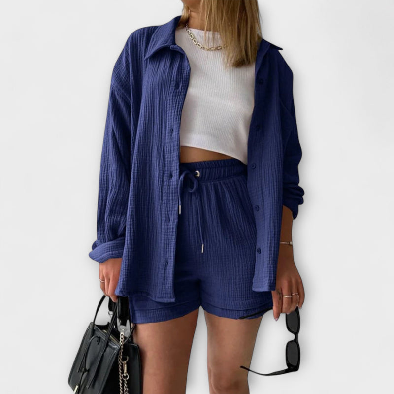 Roselina | Top și pantaloni eleganți