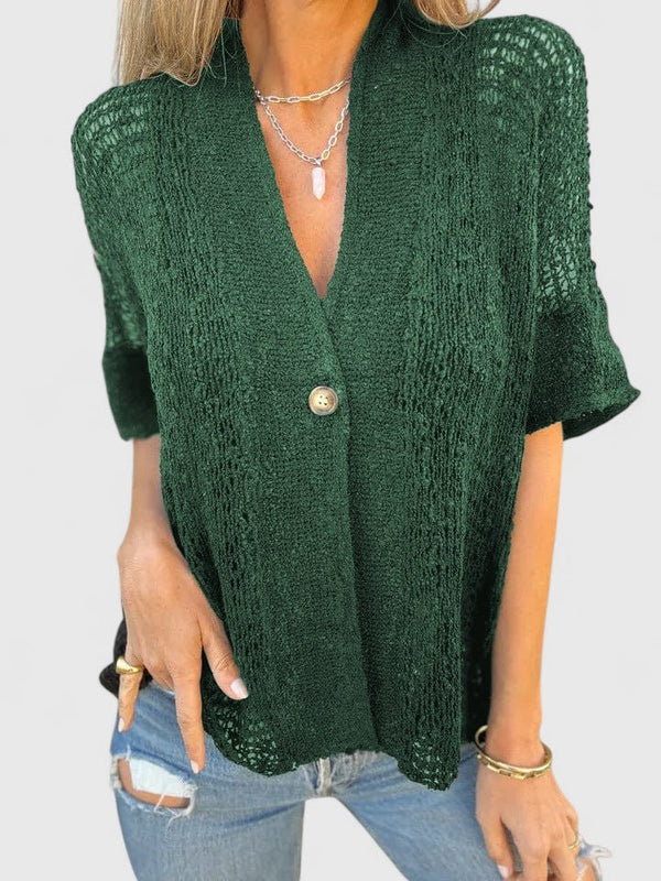 Calista | Cămașă tricotată elegantă