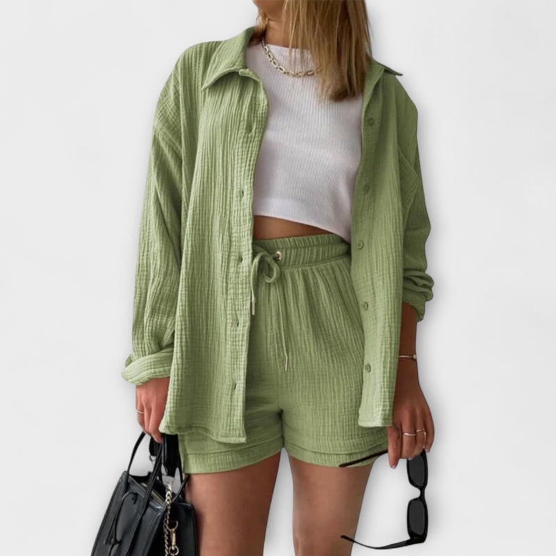 Roselina | Top și pantaloni eleganți