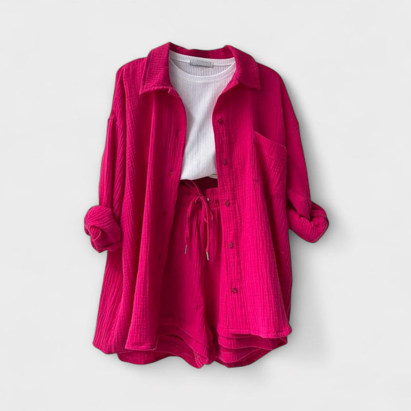 Roselina | Top și pantaloni eleganți