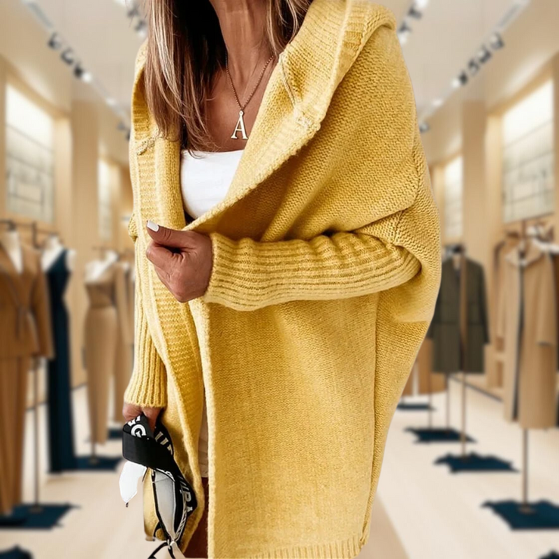 Destiny - Cardigan confortabil supradimensionat cu glugă