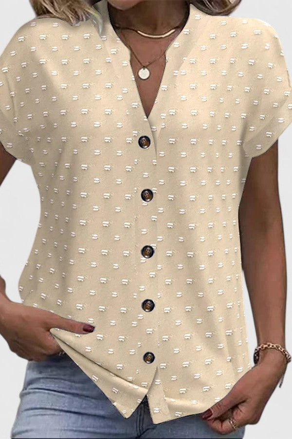 Miles | Tricou confortabil cu decolteu în V