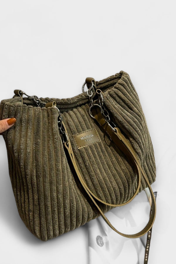 Olivia - Geantă de umăr din catifea moale