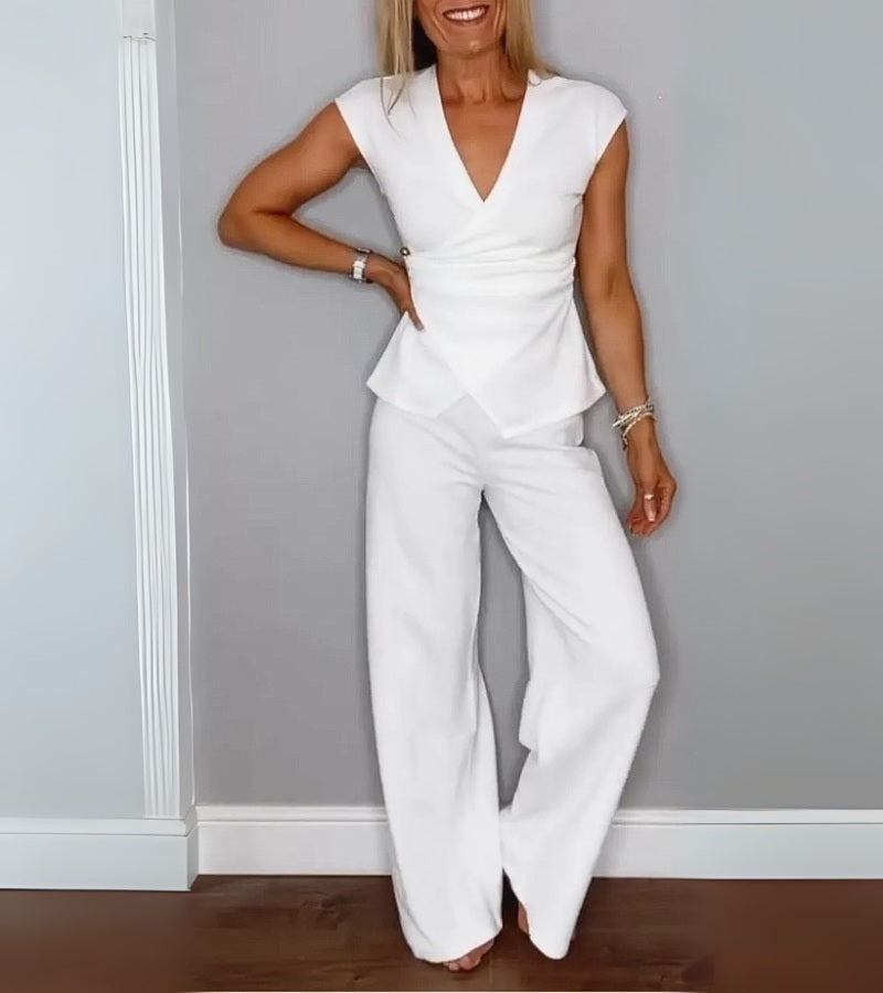 Claudia | Set modern două piese cu croială modernă