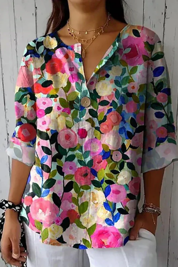 Mavis | Bluza casual cu imprimeu floral