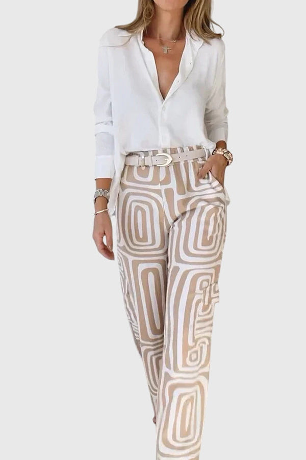 Emilia™ | Pantaloni Stilati + Bluza și Curea Gratuită