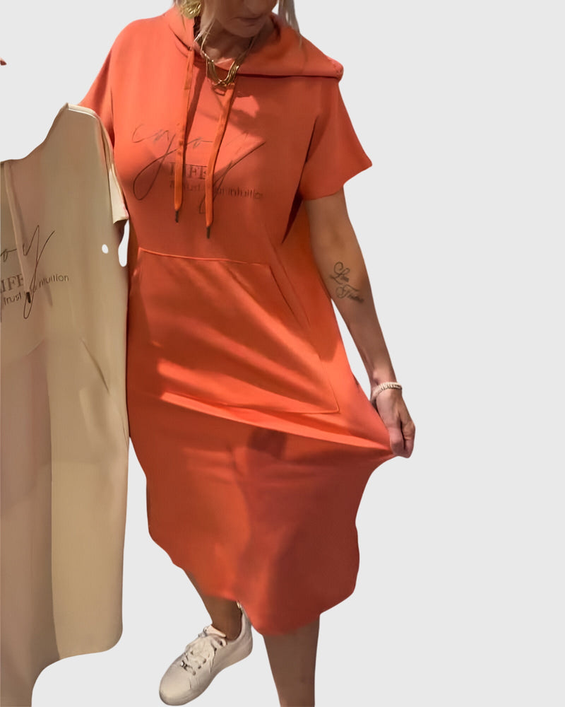 Marlowe™ | Rochie casual tip hanorac