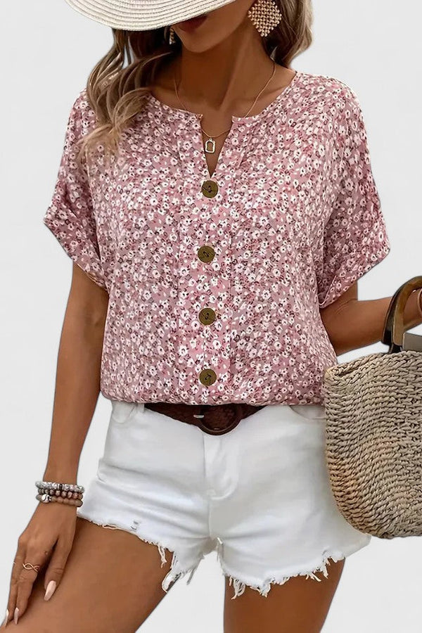 Sabine - Top de vară elegant cu model floral