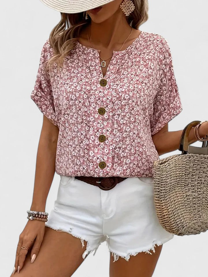 Sabine - Top de vară elegant cu model floral