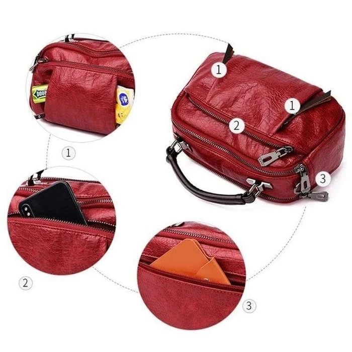 Penelope™ Stil Exquisit | Geantă Moale cu Buzunare Multiple