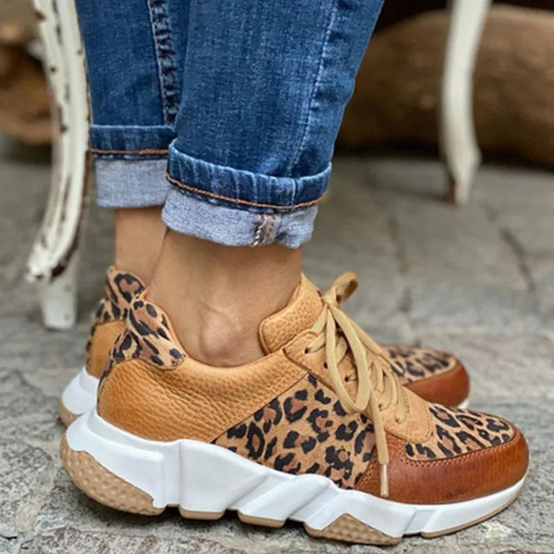 Crizzy | Adidași leopard confortabili