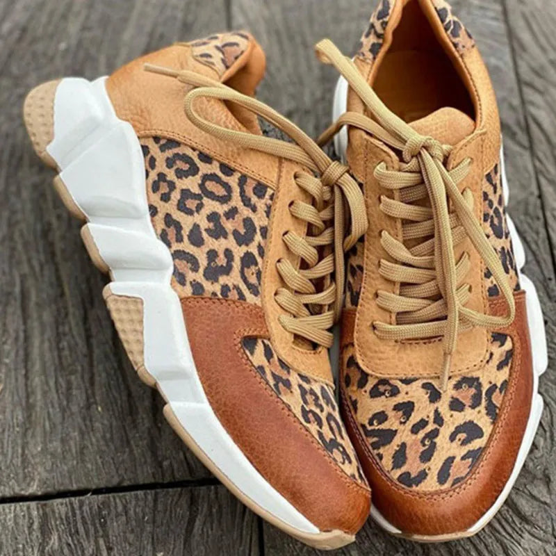 Crizzy | Adidași leopard confortabili