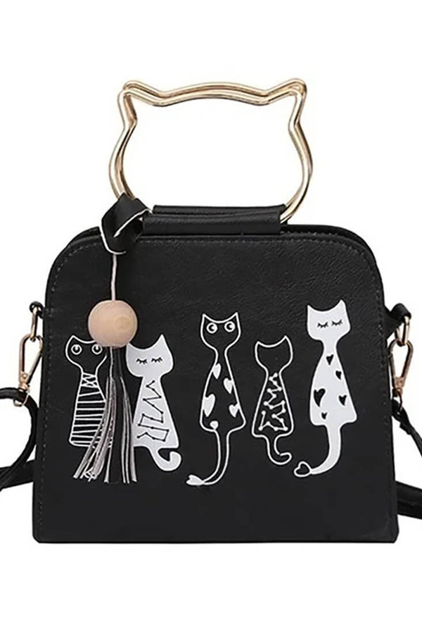 Layla™ - Geantă de mână drăguță și stilată cu pisicuță