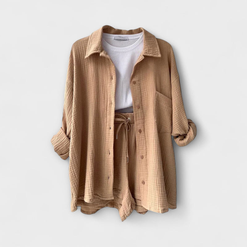 Roselina | Top și pantaloni eleganți