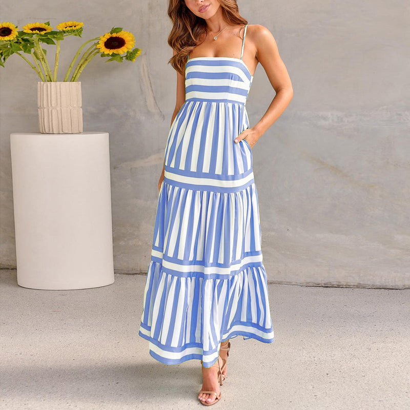 Rochie Maxi Coastal Vibes – Confort și Culoare într-unul singur