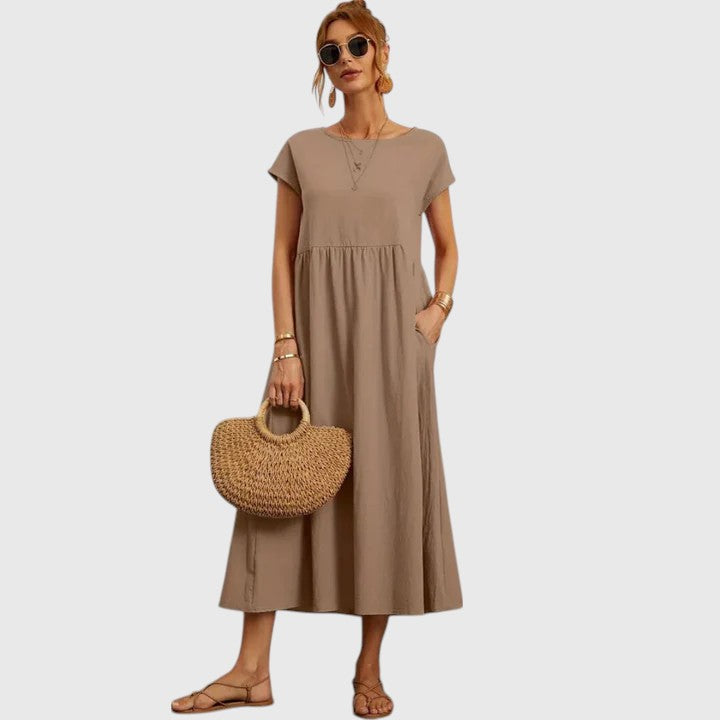 Fenella | Rochie midi confortabilă