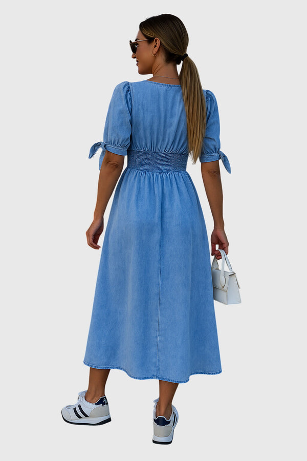 Jacqueline™ | Rochie elegantă din denim