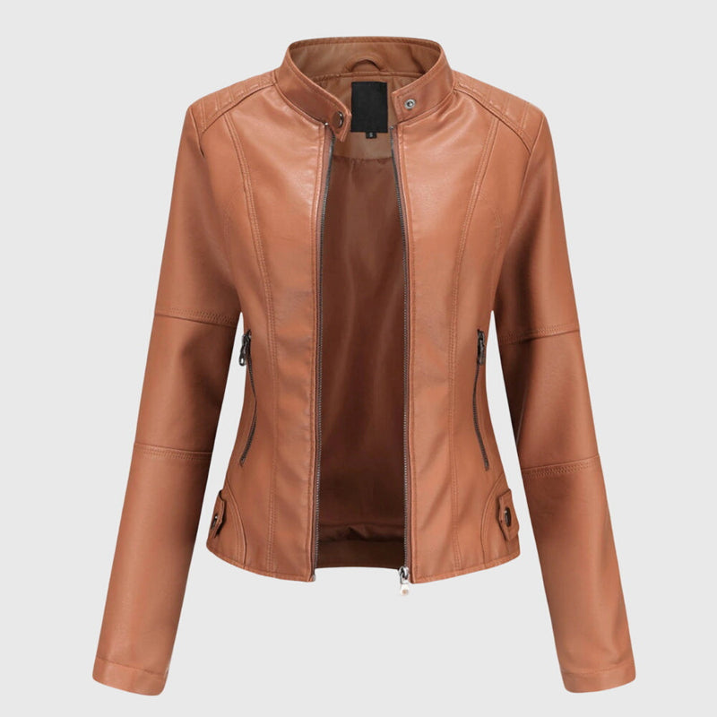 Giorgina™ - Jachetă de piele elegantă pentru femei