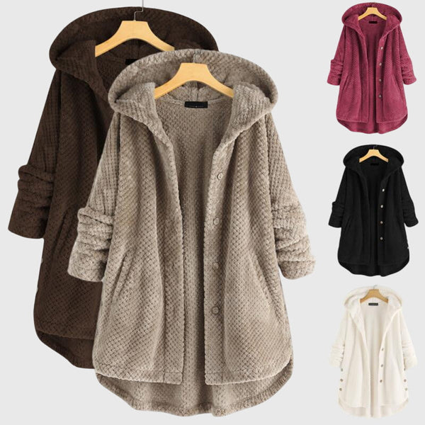 Franca™ - Jachetă din fleece cu glugă