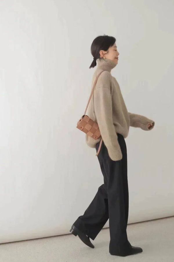 Larine | Pulover cu guler înalt