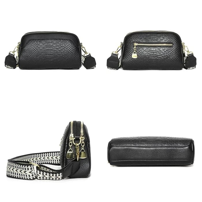 Olivia™ Farmec Elegant | Geantă Mini Crossbody cu Model Croc