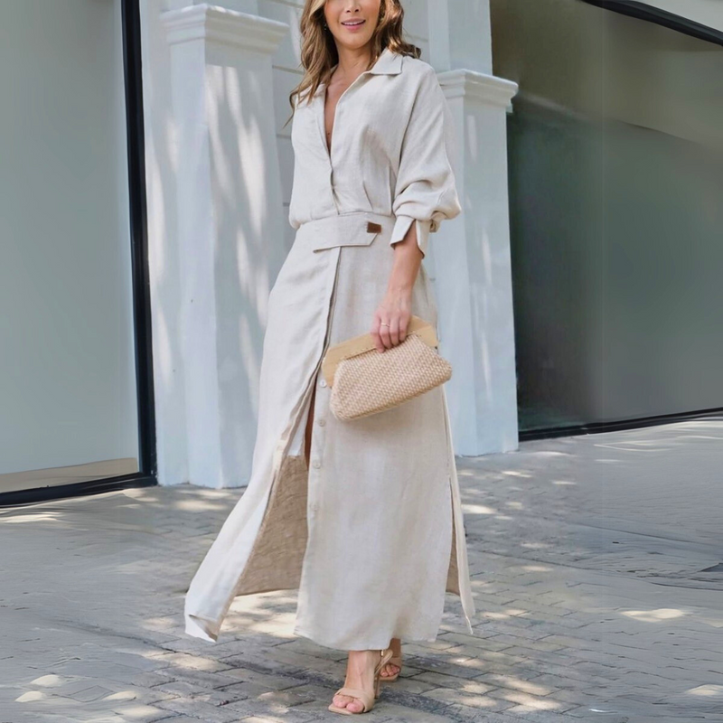 Freedom | Rochie maxi elegantă cu decolteu în V