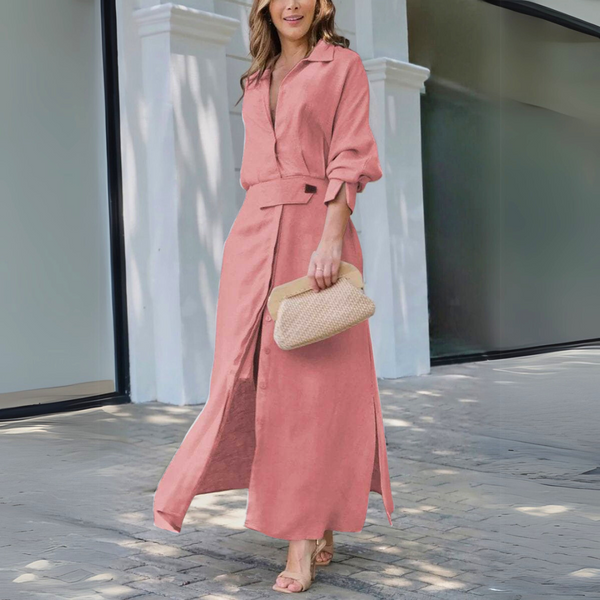 Freedom | Rochie maxi elegantă cu decolteu în V