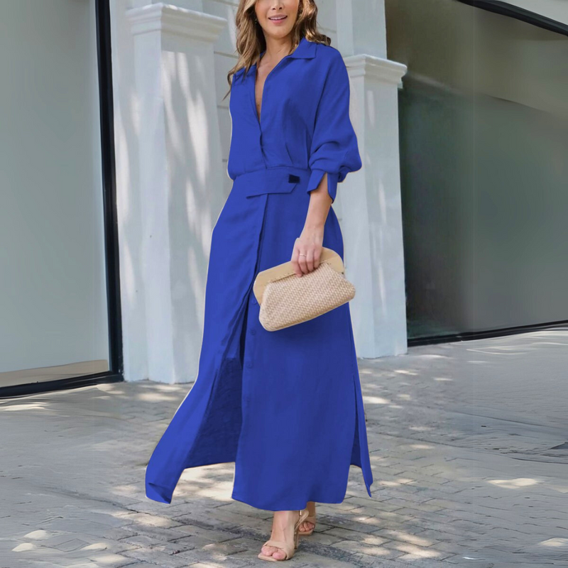 Freedom | Rochie maxi elegantă cu decolteu în V
