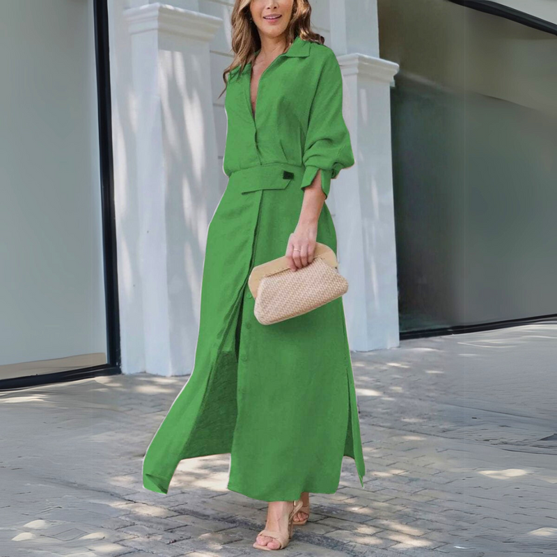 Freedom | Rochie maxi elegantă cu decolteu în V