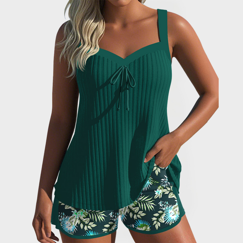 Set Tankini cu modele florale