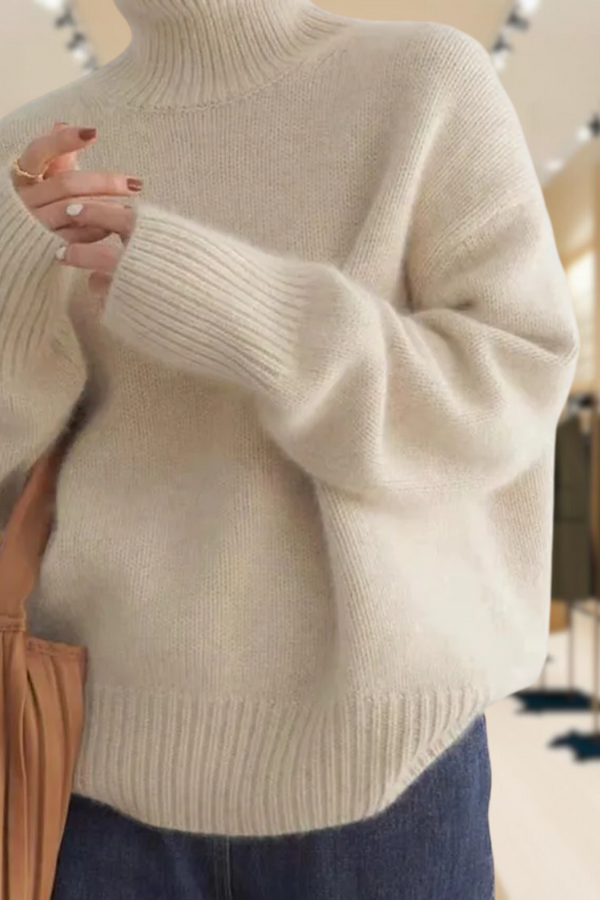 Mirrin - Pulover cu guler înalt