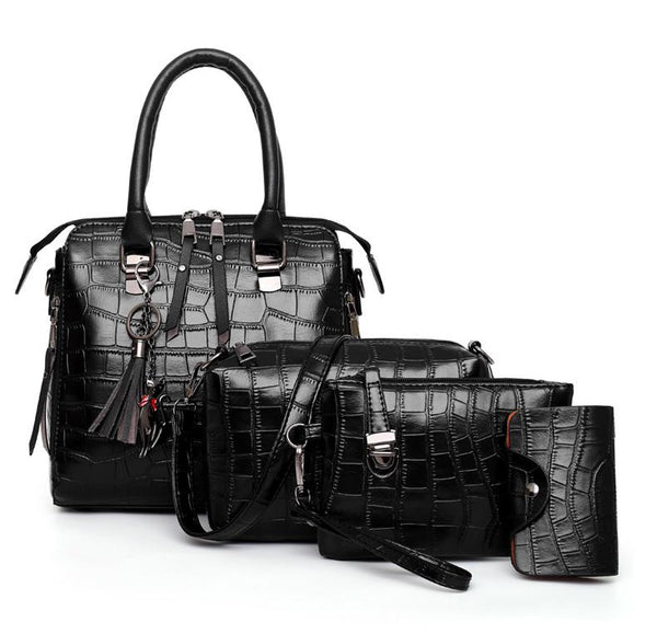 Olivia™ Eleganță Clasică | Set Modern de 4 Piese pentru Genți