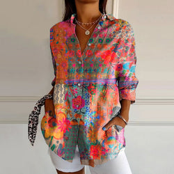 Dakota | Bluza cu imprimeu floral vintage