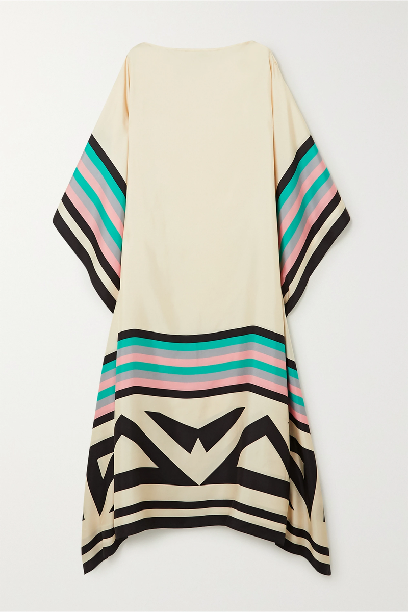 Rilinda | Kaftan elegant cu imprimeu geometric