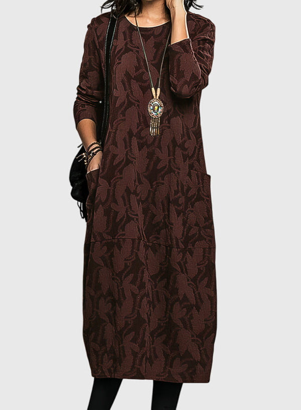 Victoria | Rochie casual cu guler rotund