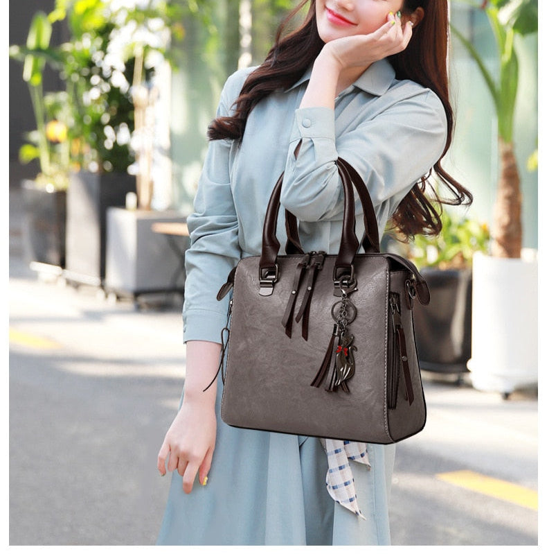 Avery™ - Set de genți de lux cu ciucuri