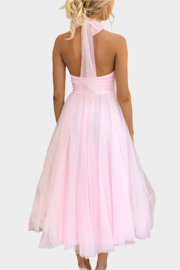 Rochie midi cu dantelă florală