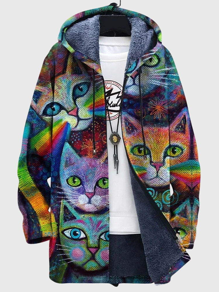 Anna™ - Jachetă cu imprimeu artistic