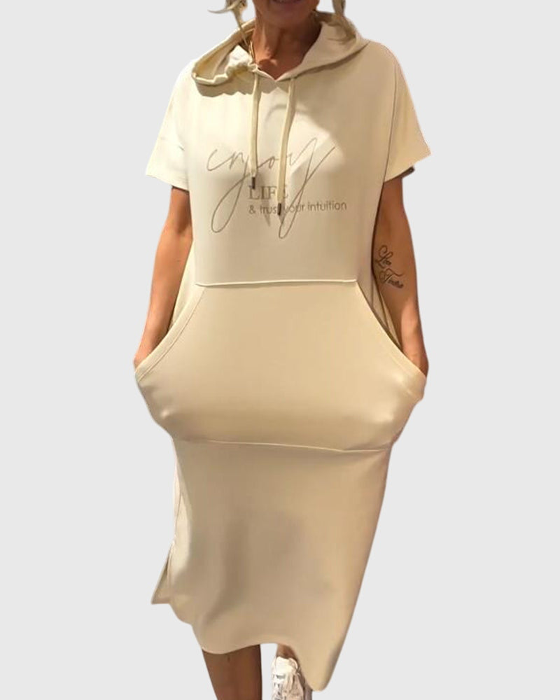 Marlowe™ | Rochie casual tip hanorac